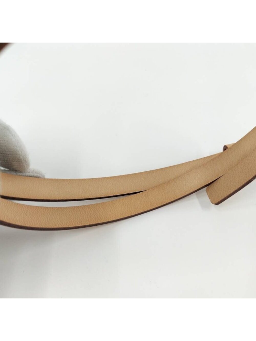 Louis Vuitton Ceinture Belt S Leather Beige - Picture 6 of 8